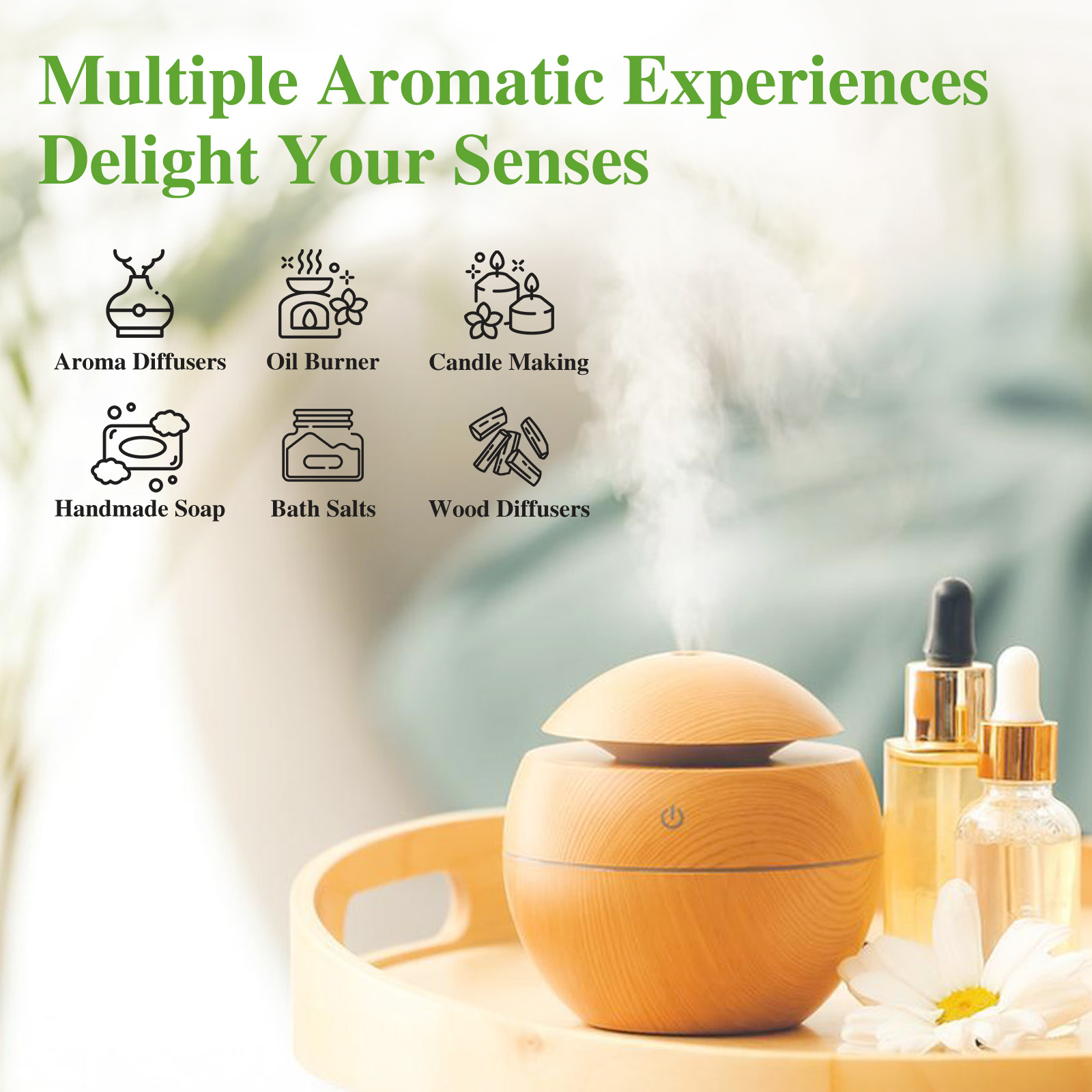مجموعة هدايا من زيوت عطرية برا - مراجعة Aromatherapy Diffuser وسعره