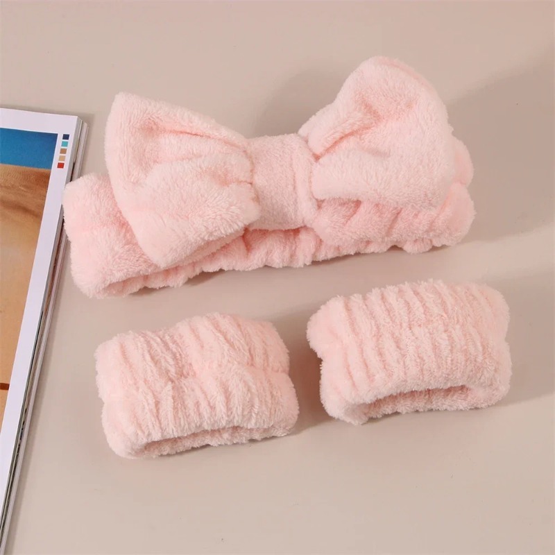 3 قطع من عصابات الرأس والمعصم  - مراجعة Spa Towel وسعره