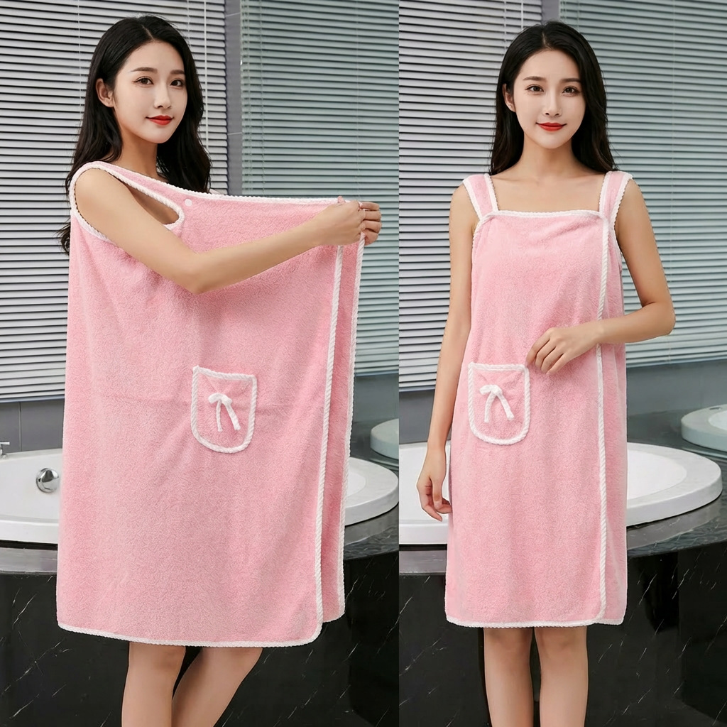 روب استحمام من الصوف المرجاني  - مراجعة Spa Towel وسعره